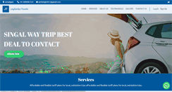 Desktop Screenshot of jagdambatravels.com